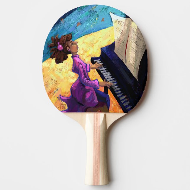 Piano Concert Ping Pong Paddle (Front)
