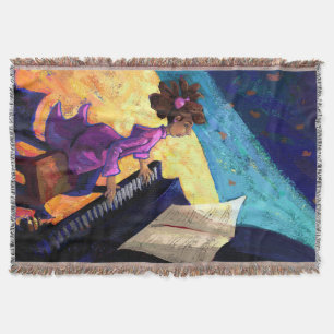 Piano Concert Throw Blanket