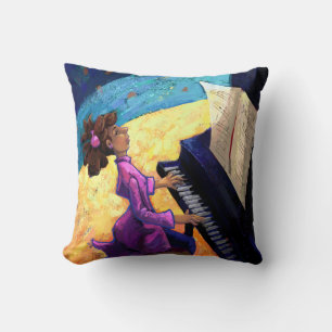 Piano Concert Throw Pillow