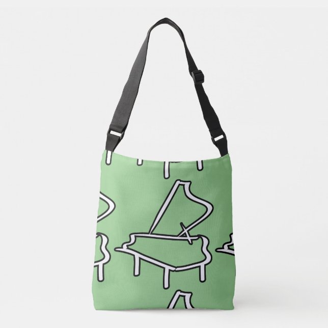 Piano  crossbody bag (Front)