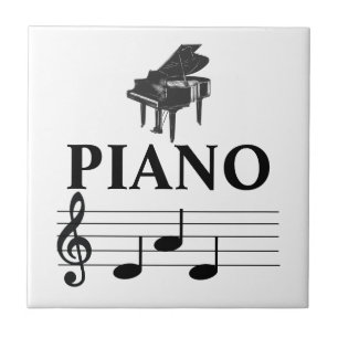 Piano Dad Grand Piano Pianist Music Note  Tile