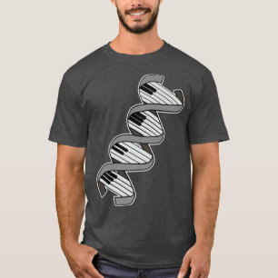 Piano DNA Instrument Music Orchestra Pianist Keybo T-Shirt