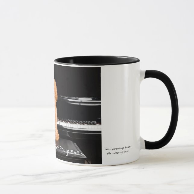 Piano Dog Mug (Right)