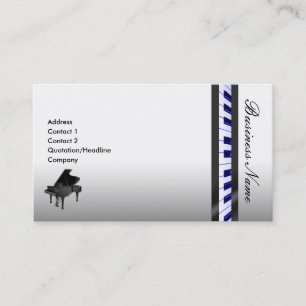 Piano Elegant Business Card