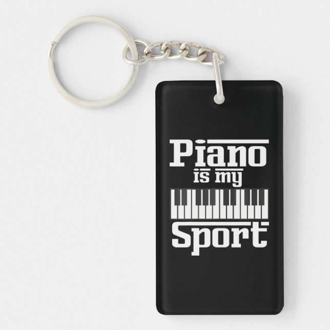 Piano Est Mon Sport Drôle Pianiste Musique Clavier (Devant)
