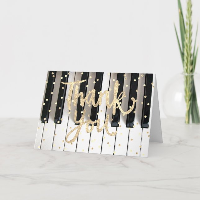 piano fausse feuille d'or merci (Devant)
