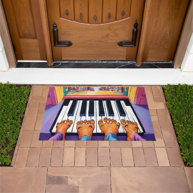 Piano Feet Doormat (Outdoor)