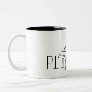 Piano for pianist Two-Tone coffee mug