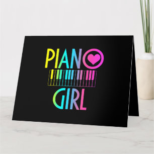 Piano Girl Funny Pianist Music Notes Musical Keybo