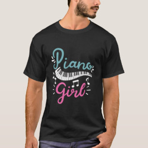 Piano Girl Pianist Piano Player Keyboard T-Shirt