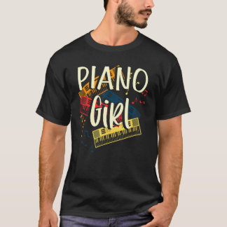 Piano Girl Pianist T-Shirt