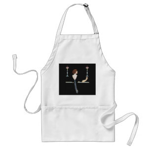 Piano Girl Vintage Elegance Standard Apron