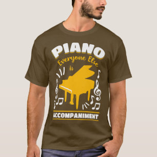 Piano Grand Instrument Music Orchestra Pianist Key T-Shirt