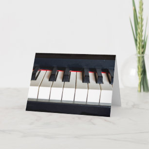 Piano Greeting Card