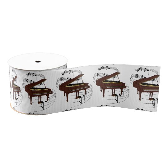 Piano Grosgrain Ribbon