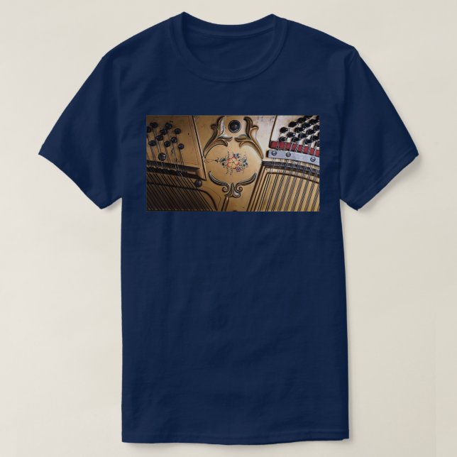 Piano Harp  T-Shirt (Design Front)
