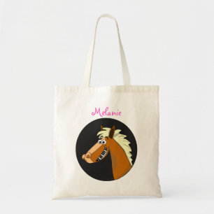 Piano Horse Customizable Kids Reusable Tote Bag