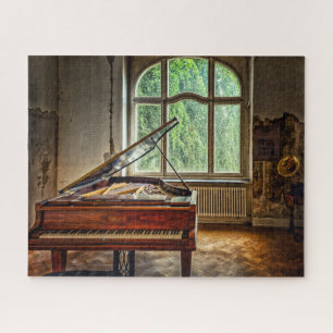 Piano in the Villa Jigsaw Puzzle