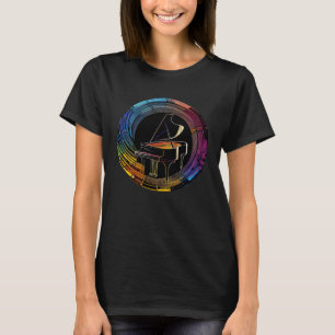 Piano Instrument for Pianist Musician Keyboard Pla T-Shirt