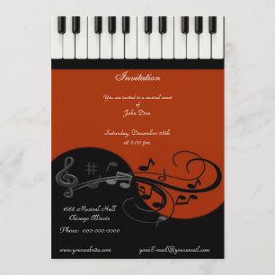 Piano Invitation