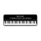 Piano keyboard
