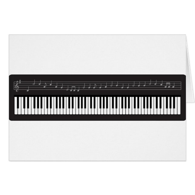 Piano Keyboard (Front Horizontal)