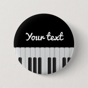 Piano keyboard 2 inch round button