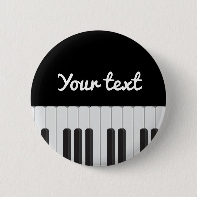 Piano keyboard 2 inch round button (Front)