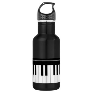 Piano keyboard 532 ml water bottle