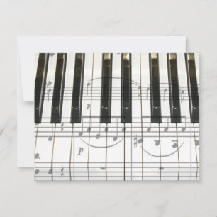 Piano Keyboard and Music Notes