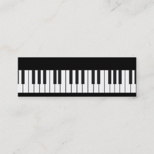 Piano Keyboard Calling Card