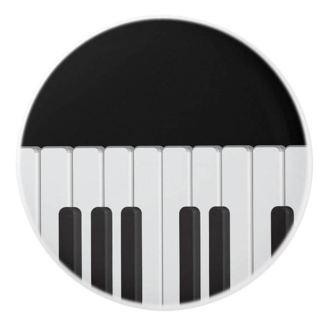Piano keyboard ceramic knob (Front)
