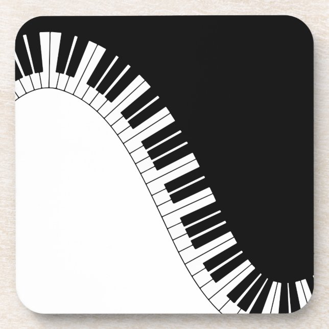 Piano Keyboard Coaster (Front)