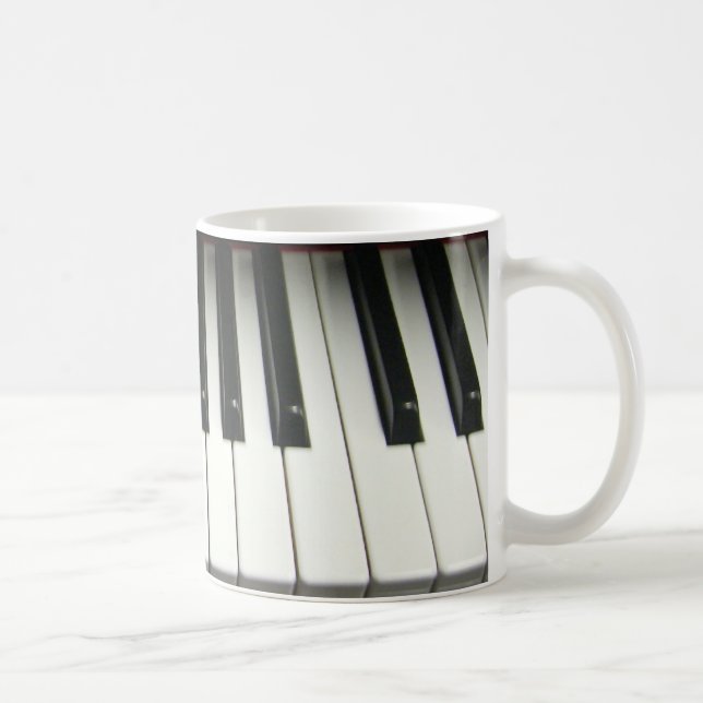 Piano Keyboard Coffee Mug (Right)