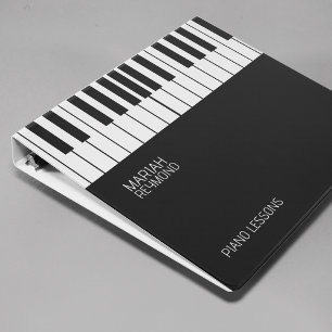 Piano Keyboard Custom blk Binder