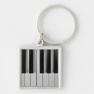 Piano Keyboard Custom Keychain