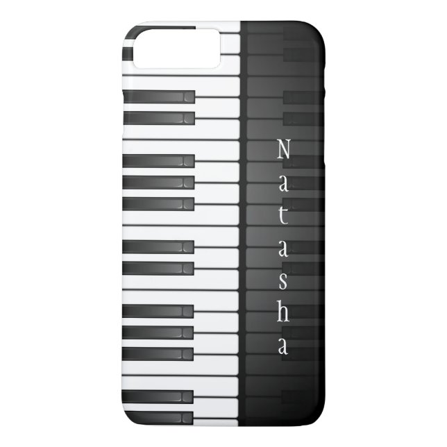 Piano Keyboard Design Smartphone Case (Back)