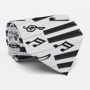Piano Keyboard Design Tie