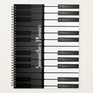Piano Keyboard Design Weekly/Monthly Planner
