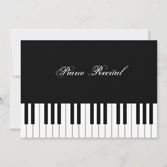 Piano Keyboard Elegant Personalized Musician's (Front)