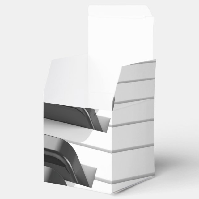 Piano Keyboard Favor Box (Opened)