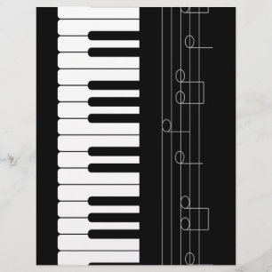 Piano keyboard flyer