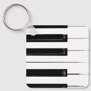 Piano Keyboard Keys Keychain