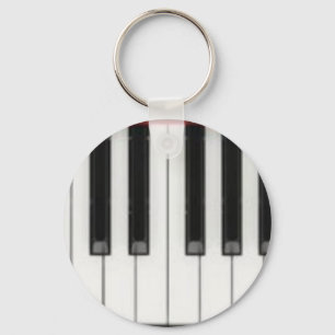 Piano Keyboard Keys Keychain