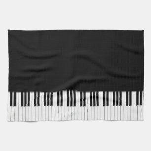 Piano Keyboard Keys Kitchen Towel