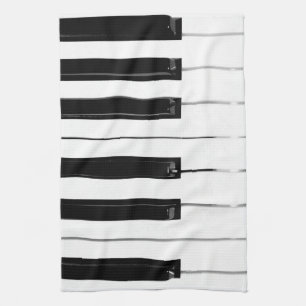 Piano Keyboard Keys Kitchen Towel