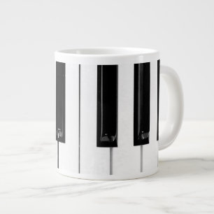 Piano Keyboard Keys Large Coffee Mug