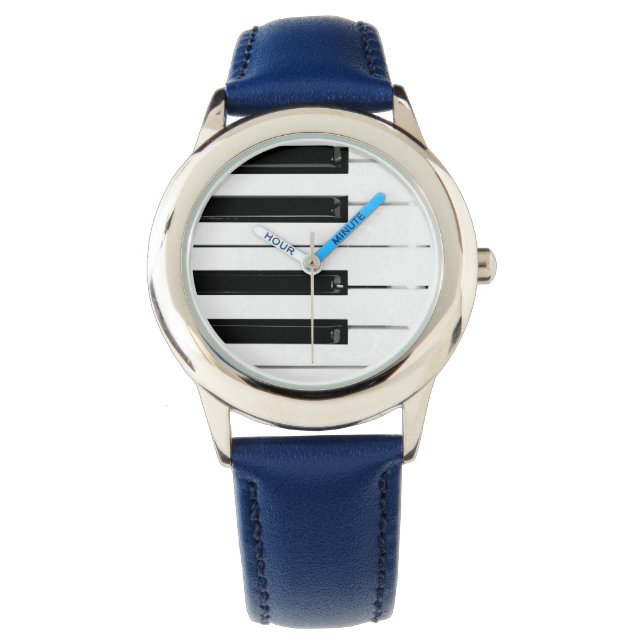 Piano Keyboard Keys Watch (Front)