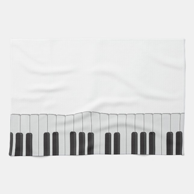 Piano keyboard kitchen towel (Horizontal)