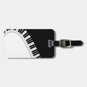 Piano Keyboard Luggage Tag